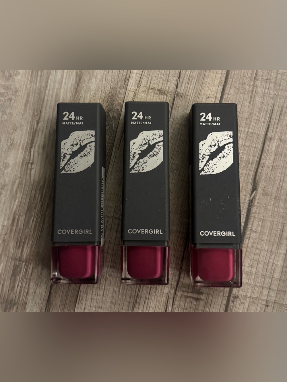 COVERGIRL 24HR Matte Liquid Lipstick - Shade 650 Provocateur 3pk